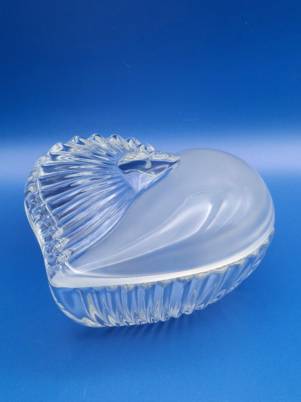 Vintage Mikasa Allure Satin Heart Trinket Box Original Sticker Germany